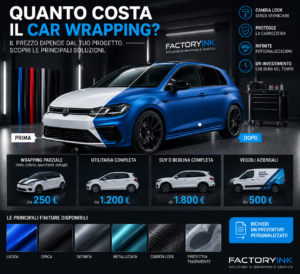 quanto costa il car wrapping